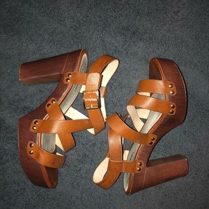 Brown Platform Heels